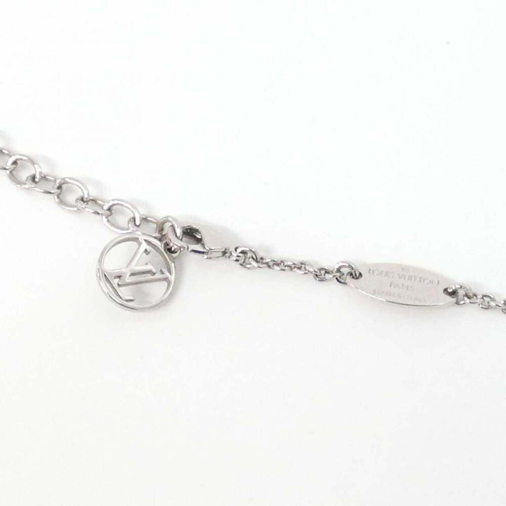LOUIS VUITTON Silver Necklace - Picture 4 of 5